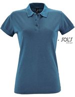 SOL´S Eng geschnittenes Damen Polo-Shirt Baumwolle, Apple Green M, L526 – Slate Blue
