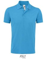 SOL´S Polo Shirt Prime aus Baumwolle-Polyester, White S, L527 – Acqua