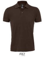 SOL´S Polo Shirt Prime aus Baumwolle-Polyester, White S, L527 – Cioccolato