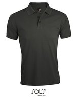 SOL´S Polo Shirt Prime aus Baumwolle-Polyester, White S, L527 – Grigio scuro (Unito)