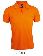 SOL´S Polo Shirt Prime aus Baumwolle-Polyester, White S, L527 – Arancione