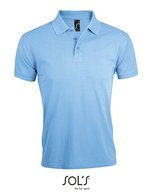 SOL´S Polo Shirt Prime aus Baumwolle-Polyester, White S, L527 – Azzurro cielo