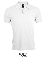 SOL´S Polo Shirt Prime aus Baumwolle-Polyester, White S, L527 – Bianco