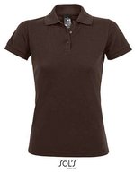 SOL´S Polo Shirt Prime, Regular Fit für Damen, Burgundy S, L528 – Chocolat