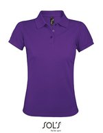 SOL´S Polo Shirt Prime, Regular Fit für Damen, Burgundy S, L528 – Fonce Violet