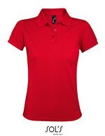 SOL´S Polo Shirt Prime, Regular Fit für Damen, Burgundy S, L528 – Rouge