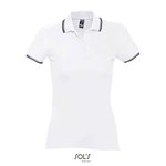 SOL´S Polo Shirt mit Kontrastkragen für Damen, Golf Green/White S, L530 – Bild 3