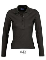 SOL´S Langarm-Polo aus Ringspun-Baumwolle, Kelly Green M, L535 – Bild 1