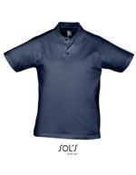 SOL´S Baumwoll-Polo Shirt mit Seitenschlitzen, White S, L538 – French Navy