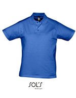 SOL´S Baumwoll-Polo Shirt mit Seitenschlitzen, White S, L538 – Royal Blue 241