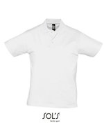 SOL´S Baumwoll-Polo Shirt mit Seitenschlitzen, White S, L538 – White