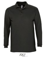 Long Sleeve Polo Winter II – Black