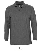 Long Sleeve Polo Winter II – Charcoal Melange