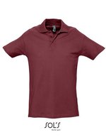 SOL´S Polo-Shirt Spring II aus Baumwolle, White S, L562 – Borgogna