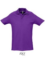 SOL´S Polo-Shirt Spring II aus Baumwolle, White S, L562 – Scuro Viola