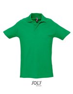 SOL´S Polo-Shirt Spring II aus Baumwolle, White S, L562 – Verde kelly