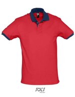SOL´S Kontrastkapuzenjacke aus Baumwolle, Black/Light Grey (Solid) XS, L569 – Red/French Navy