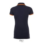 SOL´S Polo Shirt Pasadena mit Kontrast-Streifen, Black/Lime S, L586 – Bild 4