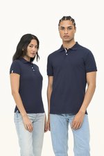 SOL´S Slim Fit Polo Shirt 100% Baumwolle, Black/Grey (Solid) S, L587 – Bild 1