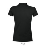 SOL´S Polo-Shirt Portland aus Baumwolle für Damen, Black/Grey (Solid) XS, L588 – Bild 4