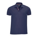 SOL´S Kontrast-Polo-Shirt mit gestreiftem Kragen, Dark Grey (Solid)/Orange S, L589 – Bild 2