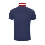 SOL´S Kontrast-Polo-Shirt mit gestreiftem Kragen, Dark Grey (Solid)/Orange S, L589 – Bild 3