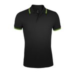 SOL´S Kapuzensweatshirt mit Kontrastfarben, Black/Lime S, L591 – Bild 3