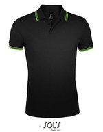 SOL´S Kapuzensweatshirt mit Kontrastfarben, Black/Lime S, L591 – Bild 2
