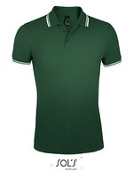 SOL´S Kapuzensweatshirt mit Kontrastfarben, Black/Lime S, L591 – Vert foret/Blanc