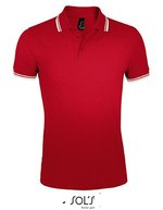 SOL´S Kapuzensweatshirt mit Kontrastfarben, Black/Lime S, L591 – Rouge/Blanc