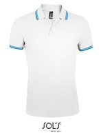 SOL´S Kapuzensweatshirt mit Kontrastfarben, Black/Lime S, L591 – Blanc/Aqua