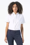 Women´s Oxford-Blouse Elite Short Sleeve – Black