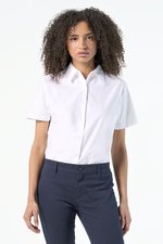 SOL´S Kurzarm Oxford-Bluse Slim Fit, Sky Blue XS, L610 – Black