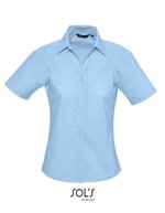 SOL´S Kurzarm Oxford-Bluse Slim Fit, Sky Blue XS, L610 – Sky Blue