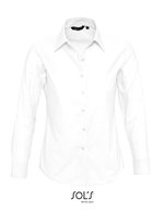 SOL´S Oxford-Bluse mit abgerundeten Manschetten, Sky Blue XS, L611 – White