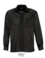 SOL´S Popeline-Shirt Baltimore mit Brusttasche, Black S, L623 – Bild 2