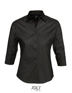 SOL´S Stretchbluse mit 3/4-Ärmeln für Damen, Dark Blue XL, L631 – Bild 2