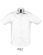 SOL´S Stretch-Hemd Broadway mit italienischem Kragen – White