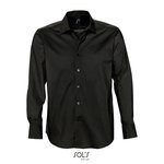 Men´s Stretch-Shirt Brighton Long Sleeve – Cardinal Red