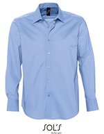 Men´s Stretch-Shirt Brighton Long Sleeve – Bright Sky
