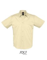 SOL´S Baumwoll-Twill Hemd mit Brusttasche, Beige S, L640 – Bild 1