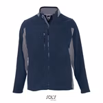 SOL'S Fleece Jacket Nordic with Stand-up Collar, Black/Medium Grey (Solid) S, L707 – image 3