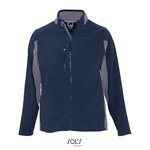 SOL´S Fleecejacke Nordic mit Stehkragen, Black/Medium Grey (Solid) S, L707 – Bild 3