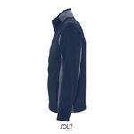 SOL´S Fleecejacke Nordic mit Stehkragen, Black/Medium Grey (Solid) S, L707 – Bild 5