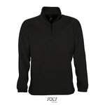 SOL´S Half-Zip Fleece Pullover mit Kordelzug, Black S, L740 – Bild 3