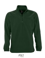 SOL´S Half-Zip Fleece Pullover mit Kordelzug, Black S, L740 – Fir Green
