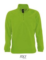 SOL´S Half-Zip Fleece Pullover mit Kordelzug, Black S, L740 – Lime