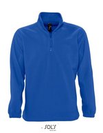 SOL´S Half-Zip Fleece Pullover mit Kordelzug, Black S, L740 – Royal Blue 241