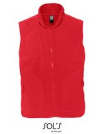 SOL´S Fleece Weste Norway mit Reißverschlusstaschen, Orange M, L741 – Red