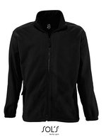 SOL´S Fleecejacke North mit Stehkragen, Neon Orange L, L742 – Black